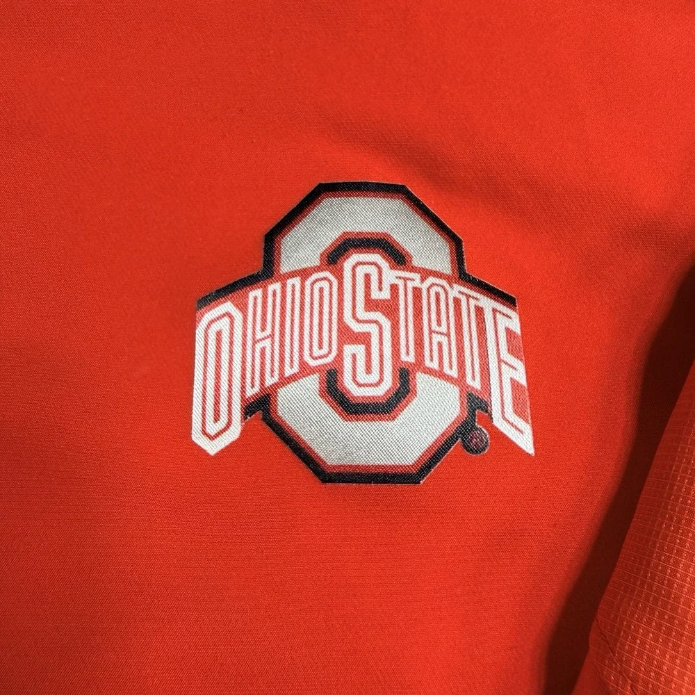 Nike Acceleration Pullover Mens Size Small Red Ohio State Buckeyes Stretch‎